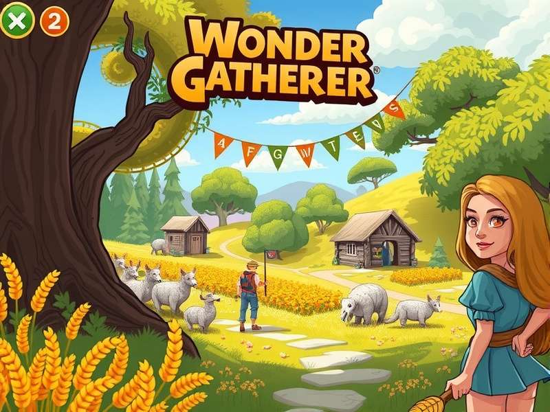 Wheat Wonder Gatherer Game Screenshot